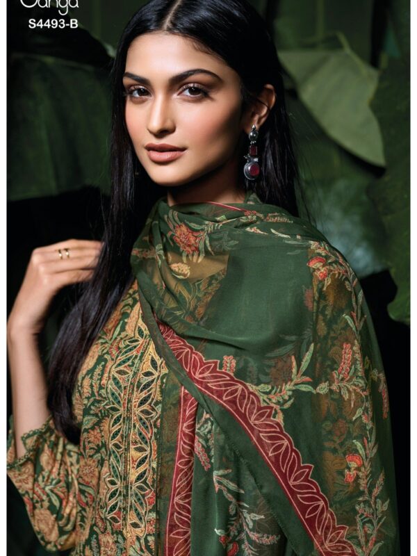 Ganga Jasira Designer Cotton Three-Piece 02