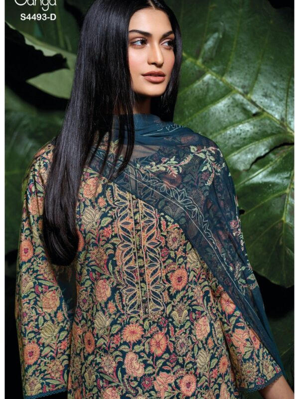 Ganga Jasira Designer Cotton Three-Piece 05