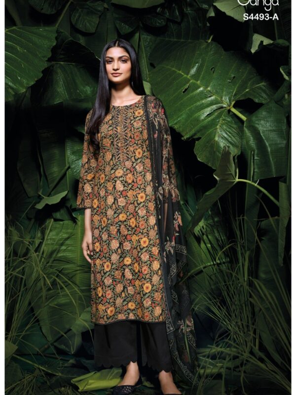Ganga Jasira Designer Cotton Three-Piece 08