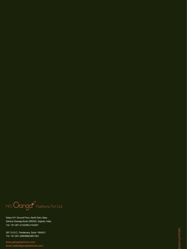 Ganga Jasira Designer Cotton Three-Piece 11