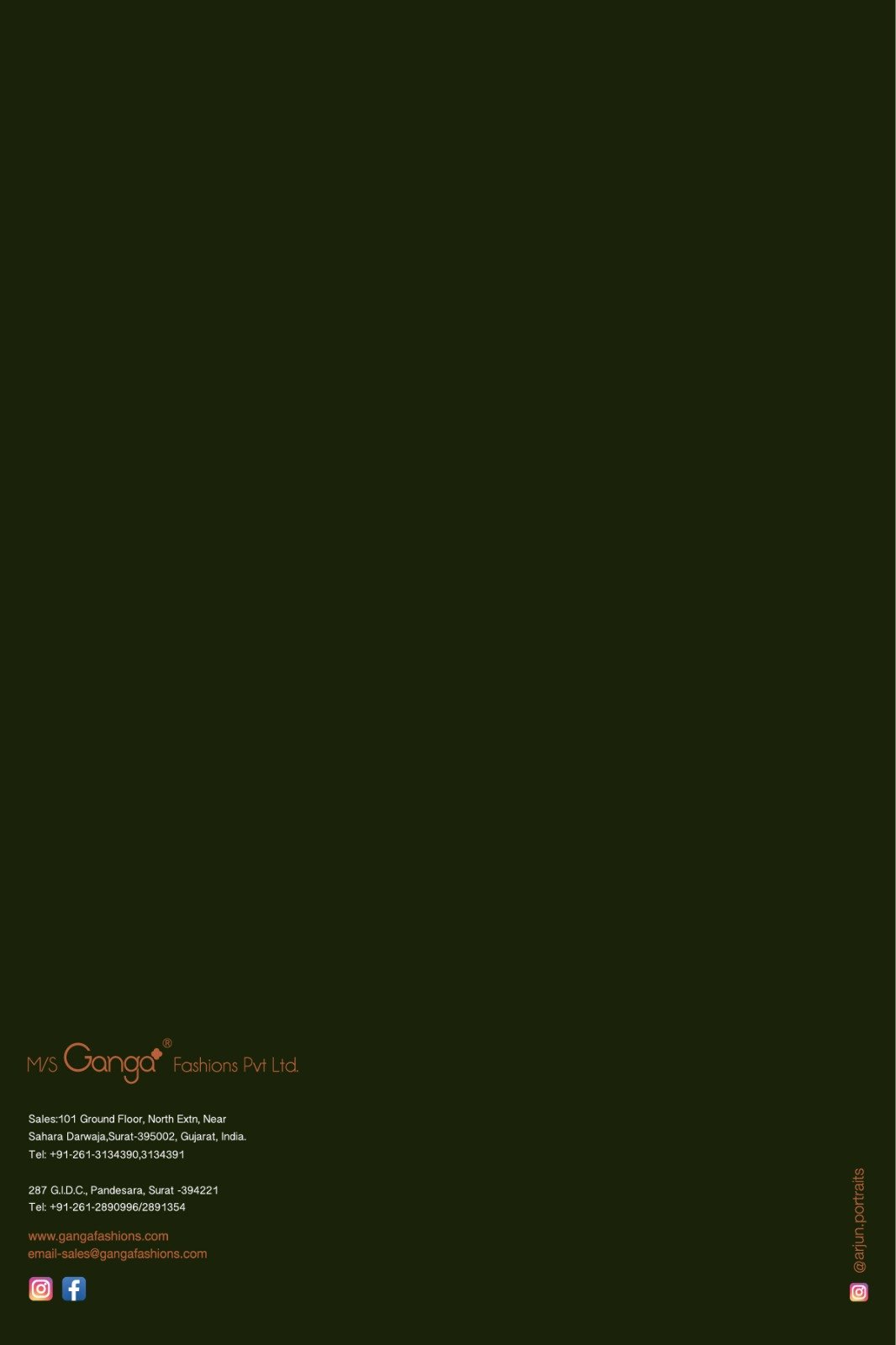 Ganga Jasira Designer Cotton Three-Piece 11